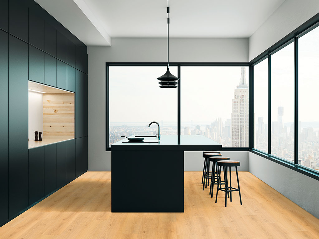 Click-Vinyl CHECK One 2078 Burbach Eiche Breitdiele inkl. Trittschall Premium