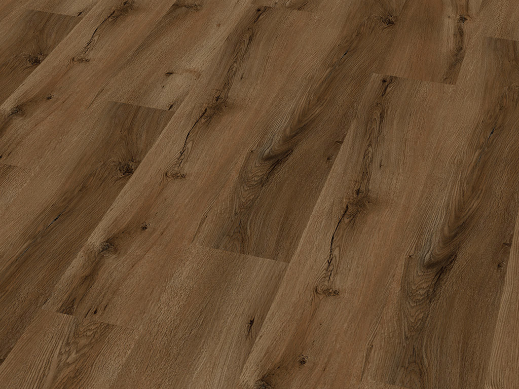 Click-Vinyl World of SPC 3569 Seligman Oak inkl. Trittschall (Kork) Diele Village
