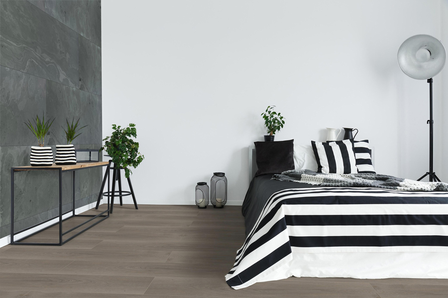 Wandpaneel Check real stone 20002 Schiefer schwarz 122 x 61 cm