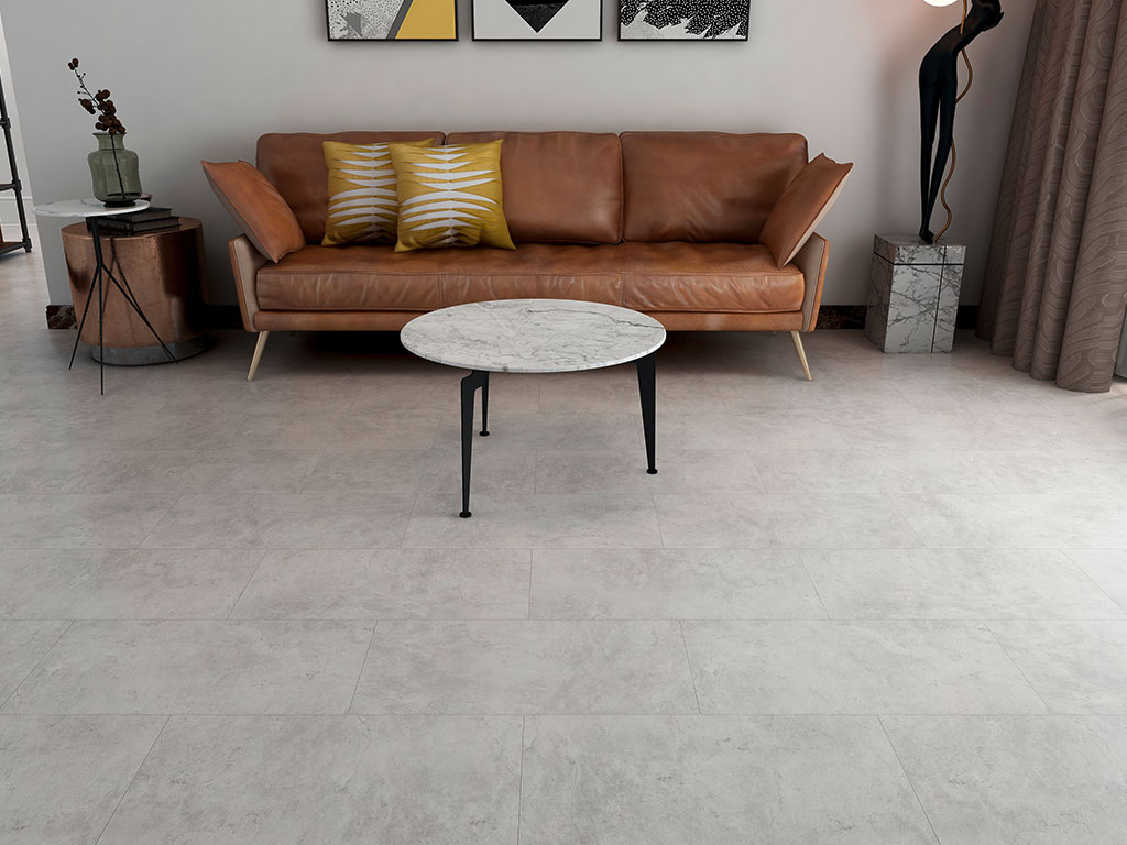 Click-Vinyl CHECK One 2153 Rahdener Beton Fliese XL inkl. Trittschall Standard
