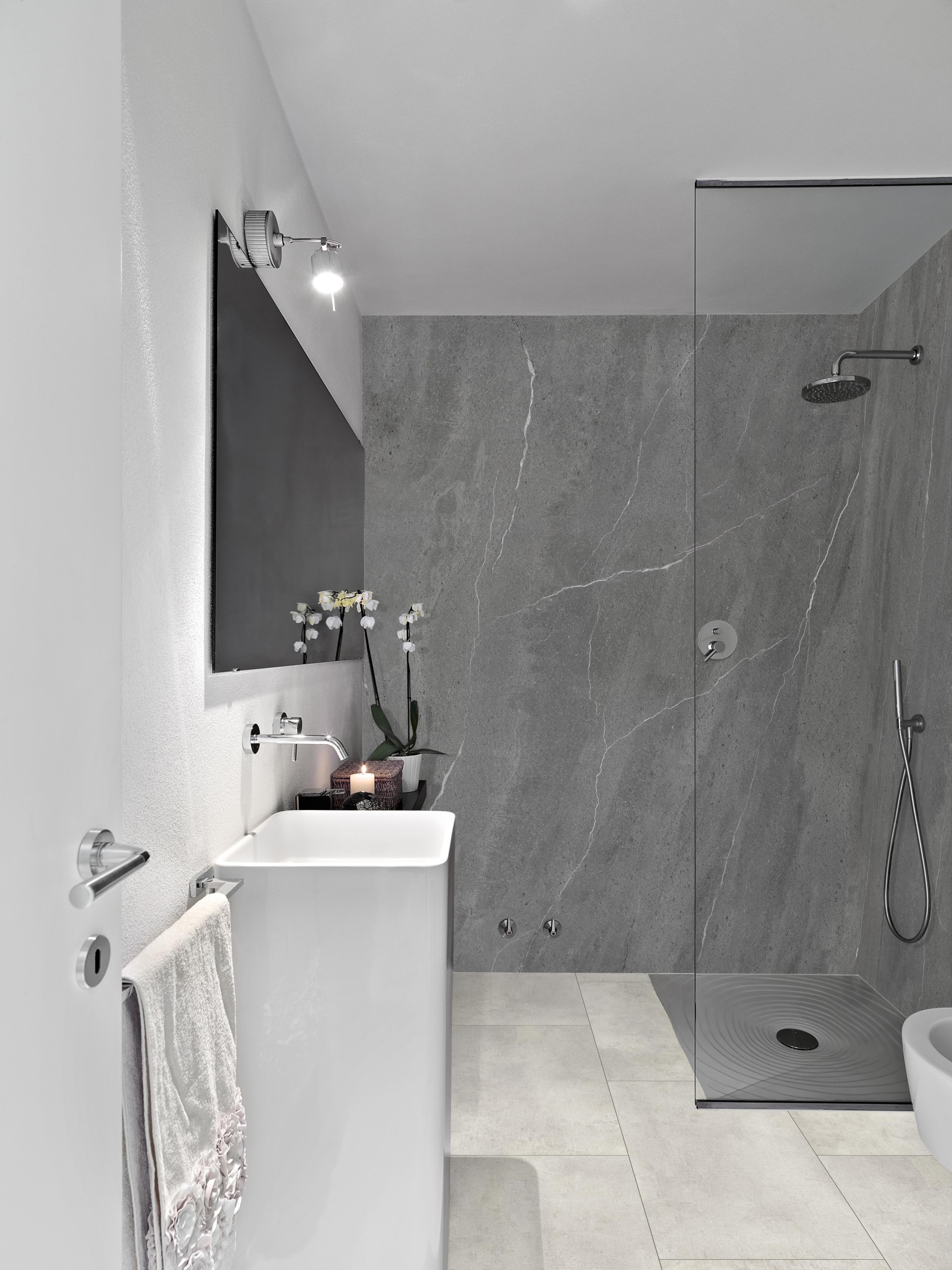 CHECK Smart Wall Tile 30003HG Marmor Imperiale-Grau HG (3050x1120x8mm)