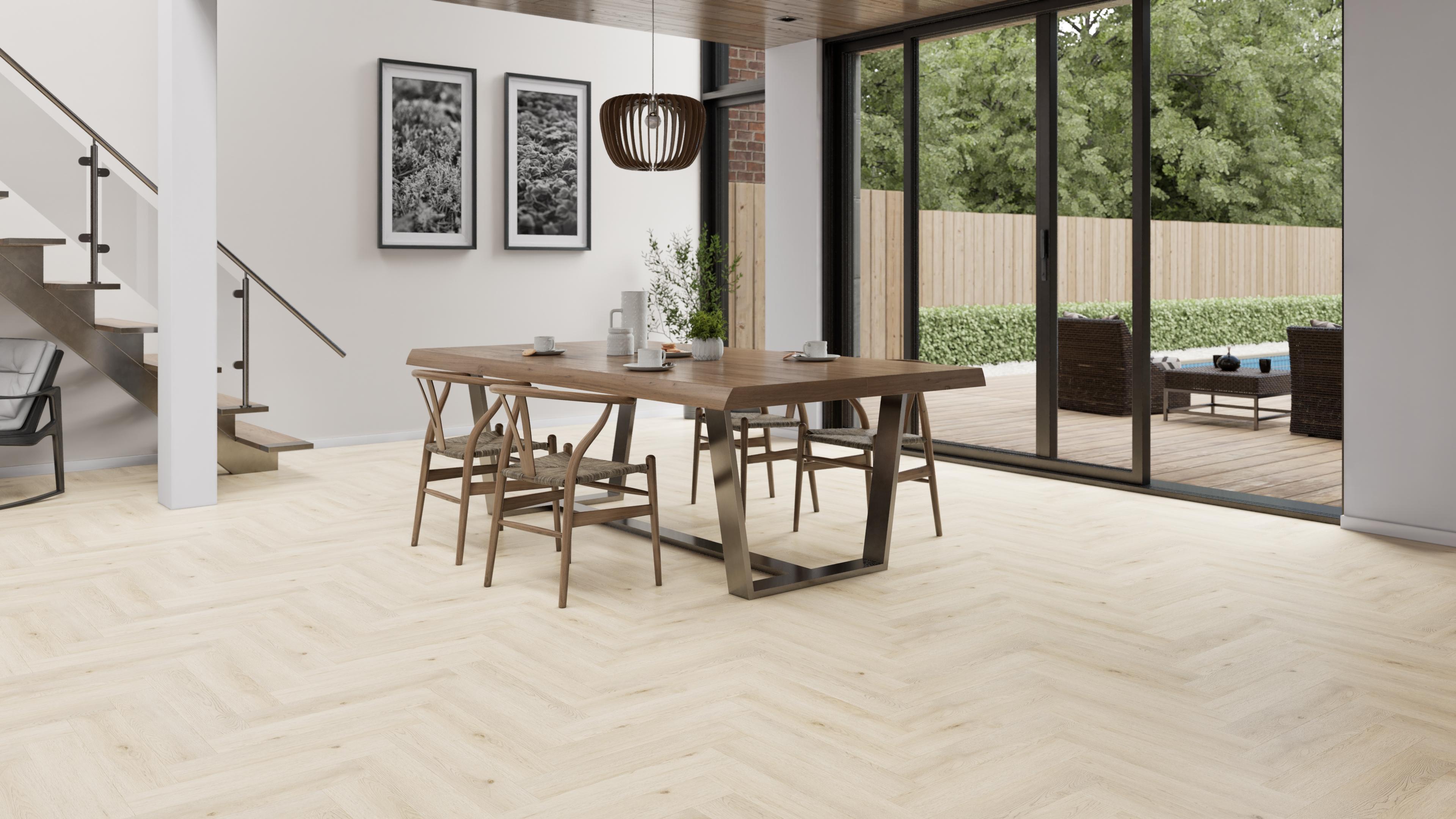Click-Vinyl CHECK One 2490H Weitenhagen Eiche Herringbone inkl. Trittschall