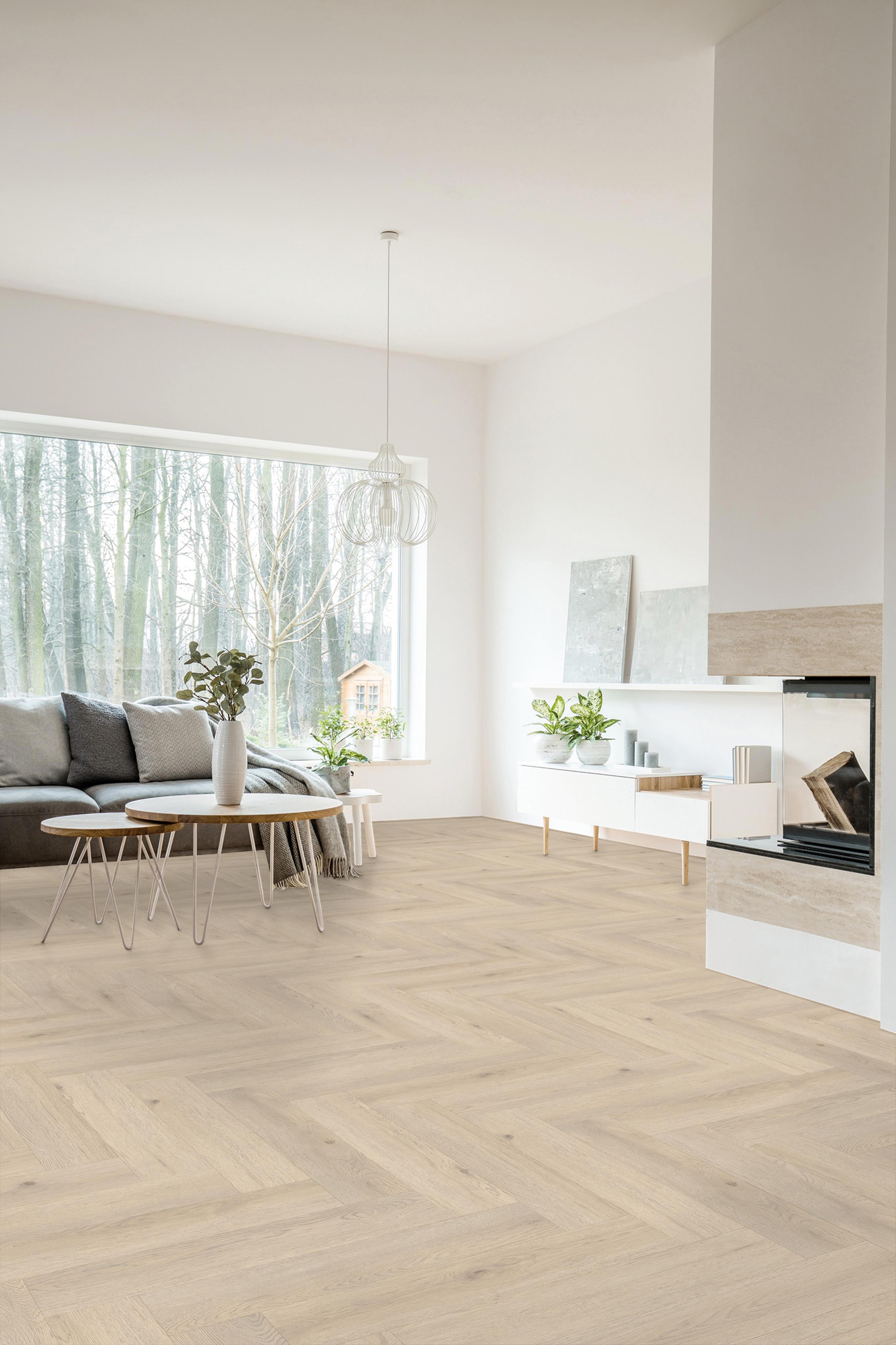 Click-Vinyl CHECK One 2490H Weitenhagen Eiche Herringbone inkl. Trittschall