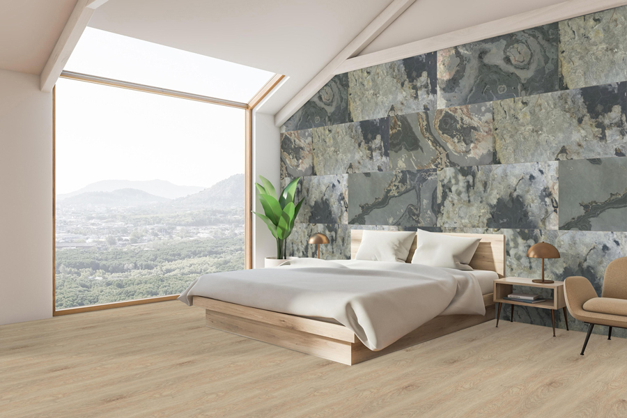 Wandpaneel Check real stone 20001 Patina Schiefer 122 x 61 cm