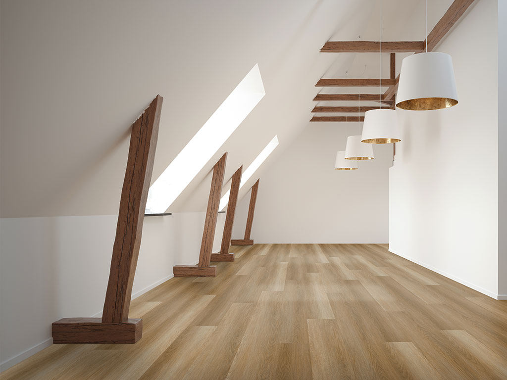 Click-Vinyl CHECK comfort 2510 Benavente Eiche Lang- und Breitdiele inkl. Trittschall (Kork)