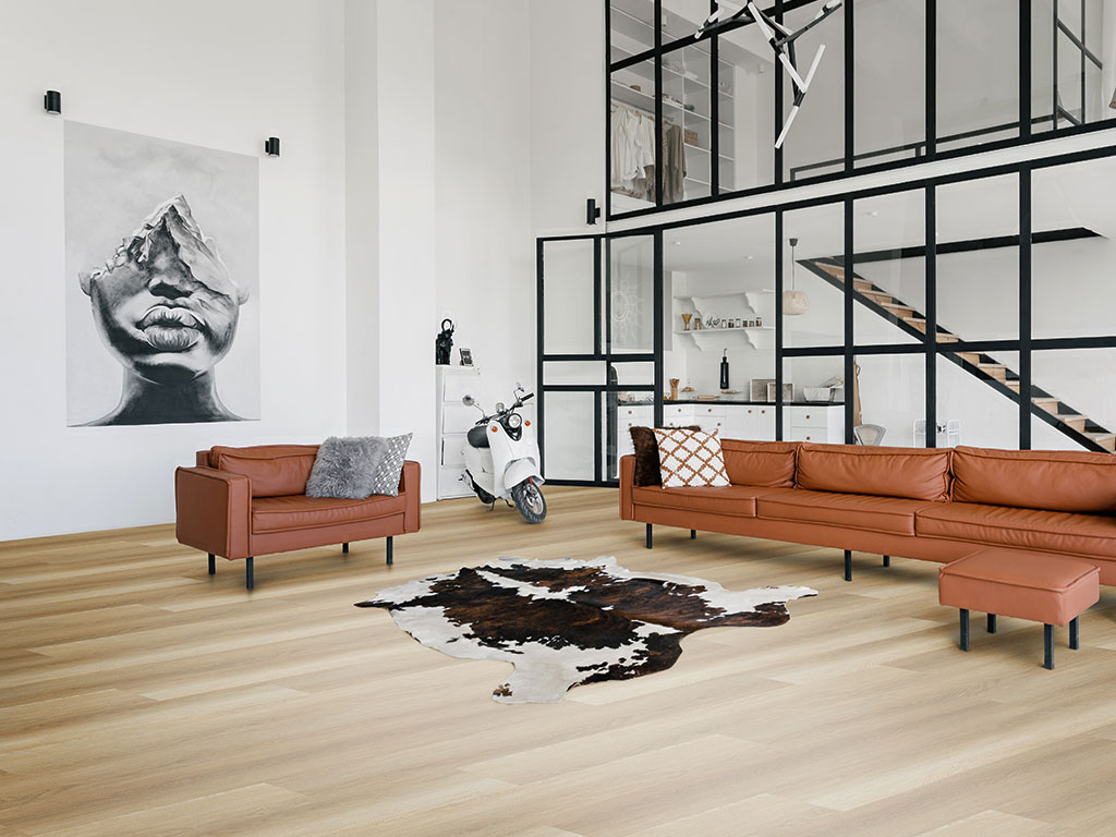 Click-Vinyl CHECK comfort 2512 Gavarres Eiche Lang- und Breitdiele inkl. Trittschall (Kork)