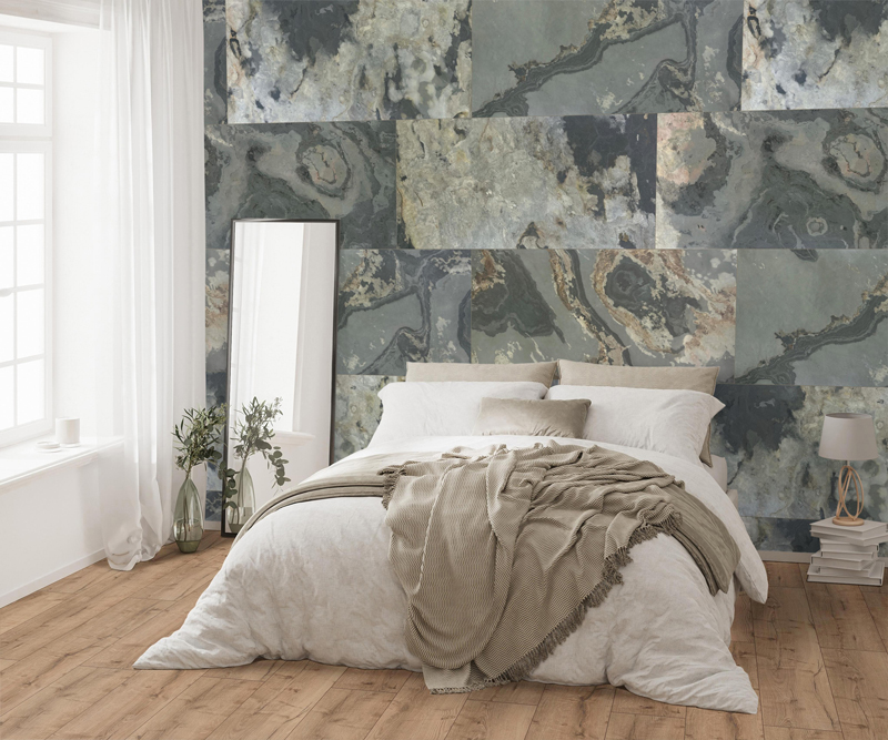 Wandpaneel Check real stone 20001 Patina Schiefer 122 x 61 cm