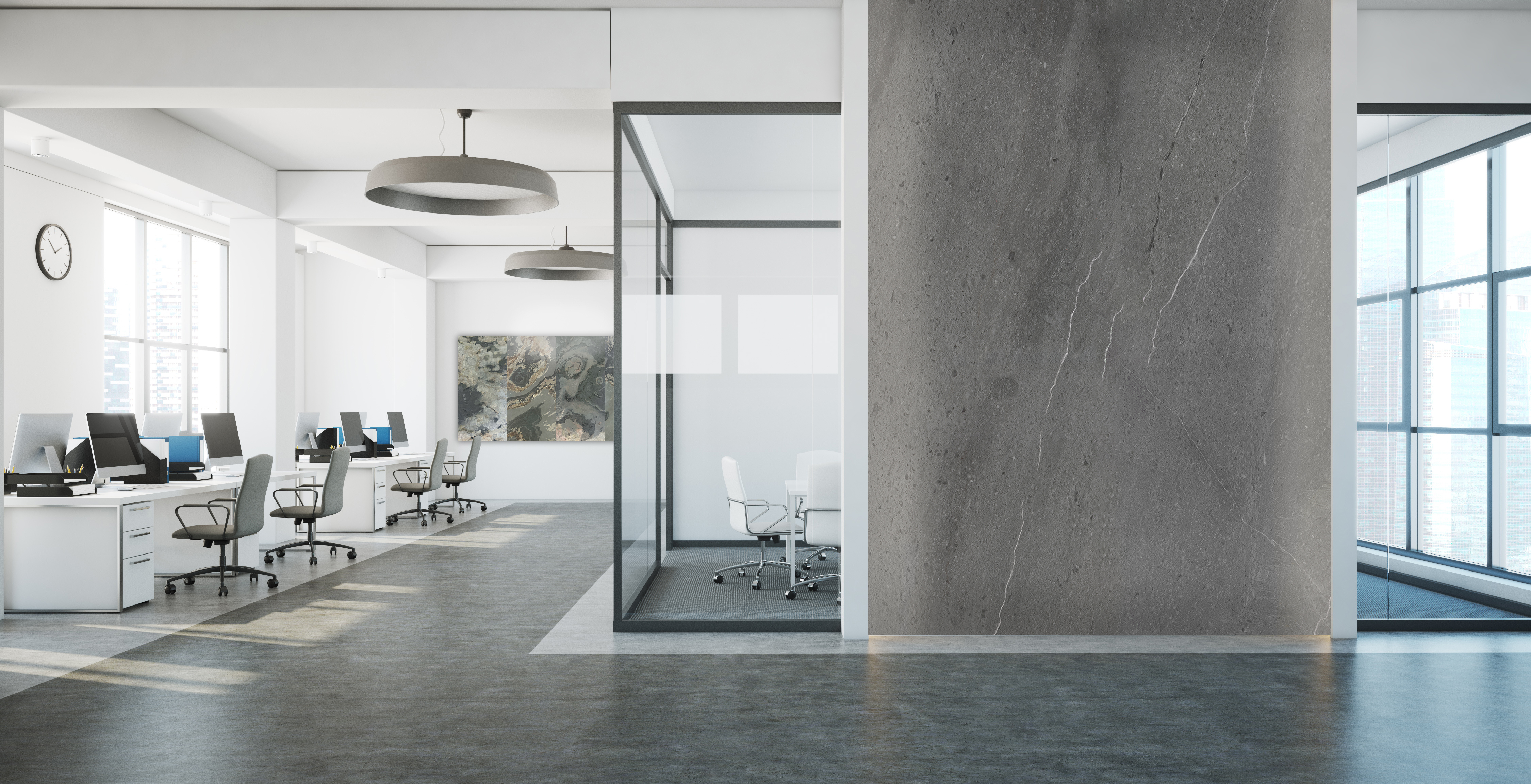 CHECK Smart Wall Tile 30003M Marmor Imperiale-Grau (3050x1120x8mm)