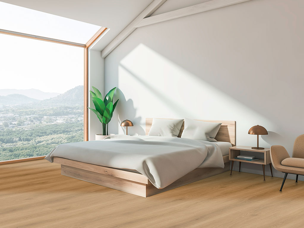 Click-Vinyl CHECK comfort 2511 Albera Eiche Lang- und Breitdiele inkl. Trittschall (Kork)