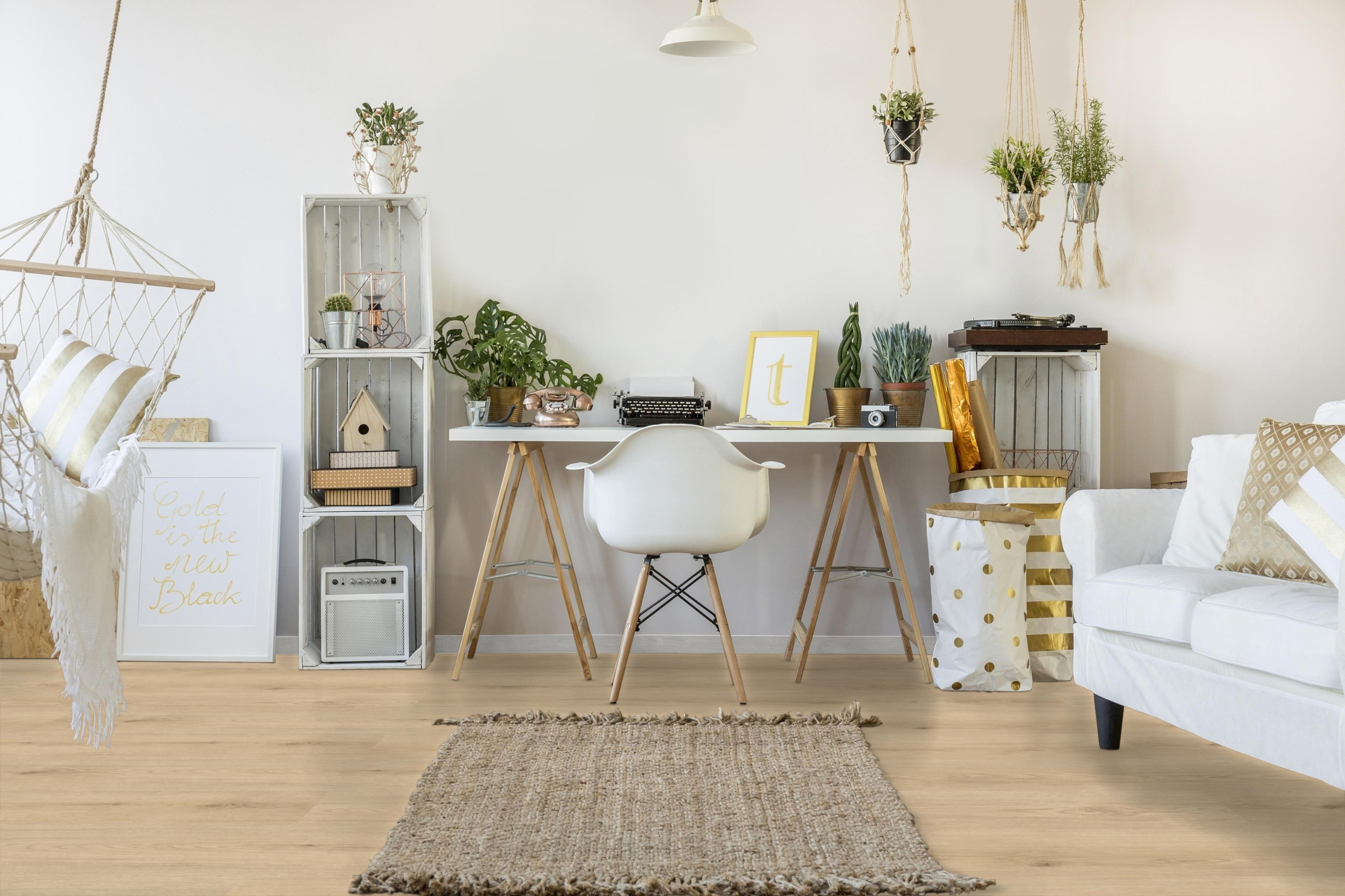 Klebe-Vinyl 2485E Grasholz Eiche Lang- und Breitdiele