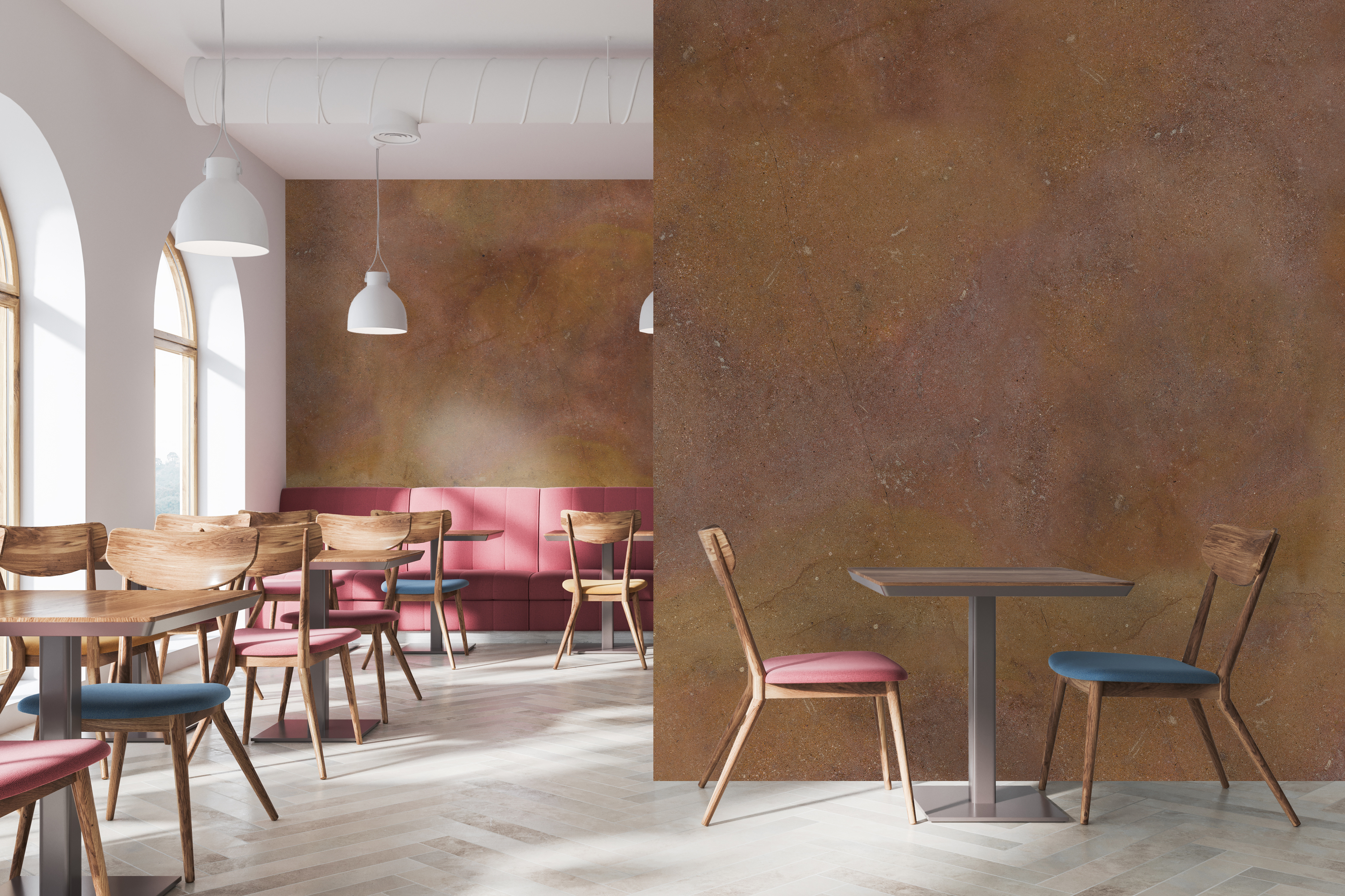 CHECK Smart Wall Tile 30000M Metall Rost-Bronze (3050x1120x8mm)